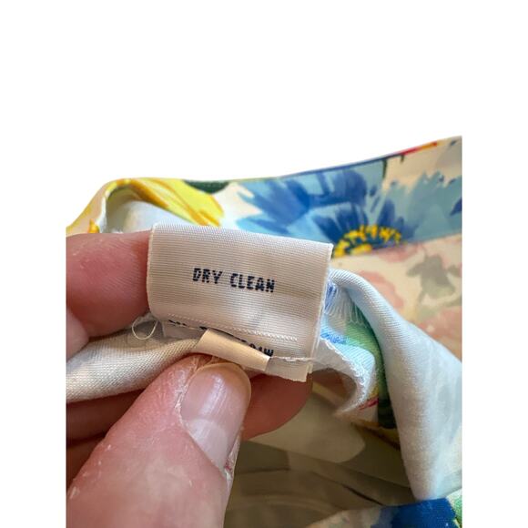 Polo Ralph Lauren Skirt Womens Size 6 Floral Pencil Straight Zip Back Stretch - Picture 5 of 8